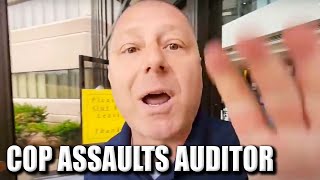 Unhinged CT Cop Assaults Auditor For The 2nd Time!