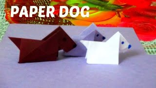 ORIGAMI DOG / Simple Paper Puppy for Kids- INNOVATIVE ARTS