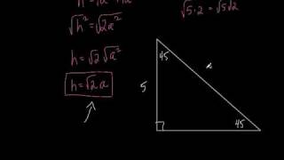 6 Sec  8 3 Special Right Triangles pt 1