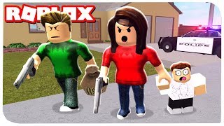 МОИ РОДИТЕЛИ ПРЕСТУПНИКИ !? | ROBLOX ПО РУССКИ |