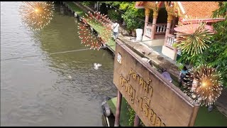Amputee Girl Vlog |Floating market after the rain