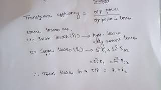 Efficiency of Transformer