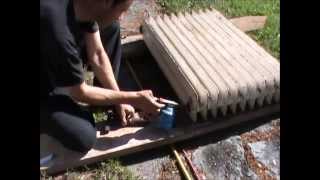 Restoring cast iron radiator Ideal Narag 1935 - part 1