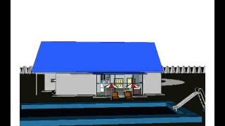 Revit анимация.Облёт дома_Revit animation. flyght around the home