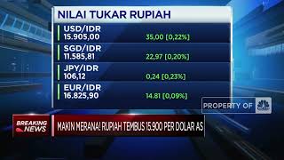 Jelang Pendaftaran Prabowo-Gibran, Rupiah Melemah ke Rp15.900 Per Dolar AS
