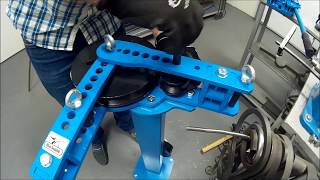Трубогиб ручной Blacksmith MB32-25 в РАБОТЕ. Согнуть профильную трубу на угол.