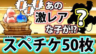 【どこパレ】スペシャルチケット50枚引いたらあの激レアのSSランクが！？【どこでもモンパレ】