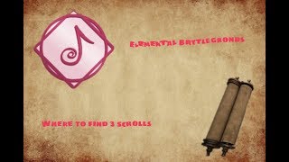 Где найти 3 свитка/Последнее задание волшебника/Elemental Battlegrounds/Roblox