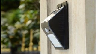 Светодиодный уличный светильник с датчиком движения.