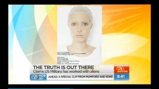 Dr Charles Hall on Sunrise - Contact with tall white ET's