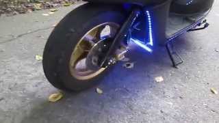 JOGZR　EVO2　ナイトライダー着けてみた