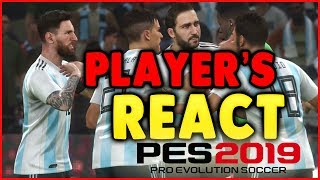 PES 2019 ● Players's Reaction vs Fouls & Cards ● 1080p✔️