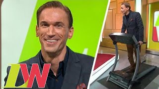 Dr Christian Does an Interview on a Treadmill to Promote Walking for Mental Health | Loose Women