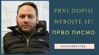 PRVI DOPIS - ПРВО ПИСМО - nebojte se!