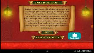 Deserted building 2 escape game full game hints best game for ever