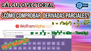 ???? ¿Cómo comprobar las derivadas parciales en WolframAlpha? | Cálculo Vectorial