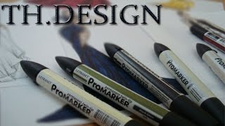 شرح ادوات التلوين لمصمم الازياء fashion designer tools