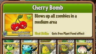 Boosted Cherry Bomb - Hack - Plants vs. Zombies 2