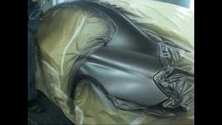 покраска матовым лаком BMW 640