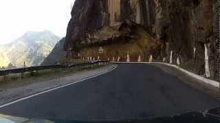 Road ahead of Taranda temple in kinnaur