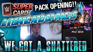 2 OverPowered NEON MALE PACKS - PRO CITY | WWE SuperCard S5