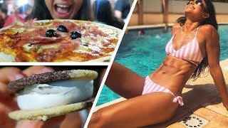 PIZZA & ICECREAM DESTROYED | BIKINI Bloating Problems...