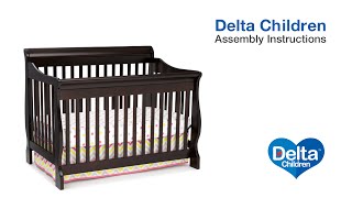 Delta Children Eclipse 4-in-1 Crib Assembly Video
