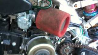 SSR 125 pitbike idle