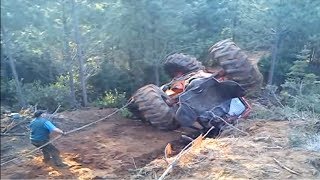 Dangerous Forestry Tractor Best Fails Skill - Amazing Equipment Logging Truck Machines working