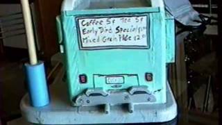 Custom Volkswagon VW Transporter Bus bird feeder