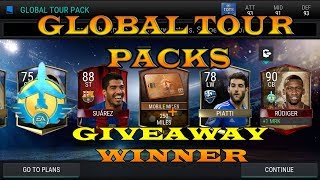 GLOBAL TOUR PACKS!! GLOBAL TOUR PLAYERS!!! + GIVE AWAY WINNER ANNOUNCEMENT
