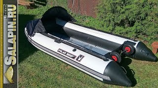 Лодка PolarBird 340M: транцевые колеса, носовой тент и новые полы (подготовка к сезону) [salapinru]