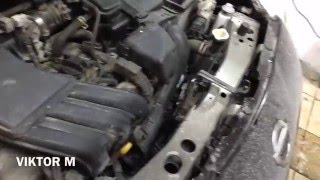Замена масла в двигателе и вариаторе NISSAN MICRA 2011