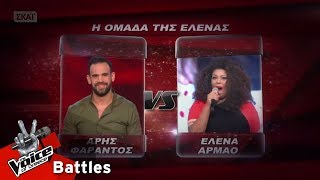 Άρης Φαράντος vs Έλενα Αρμάο - Σ'αγαπώ | 4o Battle | The Voice of Greece