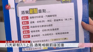 七月8項新制上路 禁塑膠吸管.酒駕加重罰鍰 2019-06-26 IPCF-TITV 原文會 原視新聞