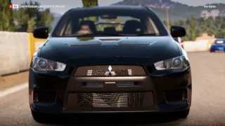 Forza Horizon 2 Demo | Gameplay | First Race | Mitsubishi Lancer Evo X GSR