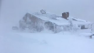Terrible and scary! The storm of the end of world hits Norilsk, Russia