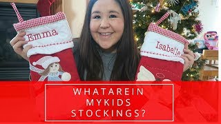 What Are In My Kids' Stockings? | 5 Year Old & 10 Months Old