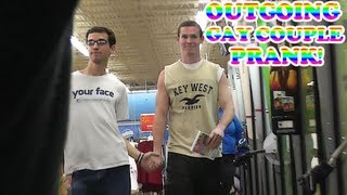 OUTGOING GAY COUPLE PRANK!