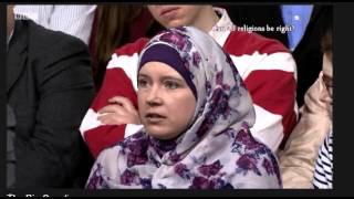Woman converts to Islam due to "Scientific Miracles" in Quran (Egg shaped Earth)