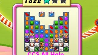 Candy Crush Saga Level 1822 NO BOOSTERS