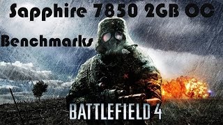 Battlefield 4 Benchmarks ||| Ultra Settings Sapphire 7850 2gb OC