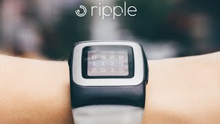 ripple : The Most Advanced Solar Watch Strap for Pebble Time.