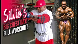 SILVIO'S BIG CHEST DAY-FULL WORKOUT!