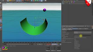 Динамика Cinema 4d : Затухание- Упругость -Трение