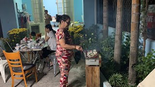 Mùng 8 Tết - Đại tiệc BBQ Hải Sản Long Hải đốt tết cùng gia đình Vợ.
