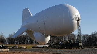 US Fighter Jets Track Runaway Military Blimp