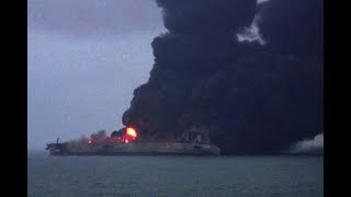 東海撞船油輪漏油嚴重 恐衝擊海洋生態數十年