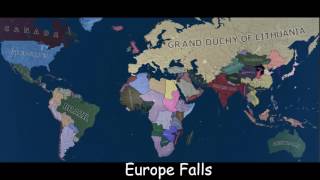 Lithuanian World Conquest, Timelapse Hearts Of Iron 4.