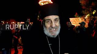 Syria: Locals attend Christmas tree lighting ceremony in war-devastated Al-Zabadani